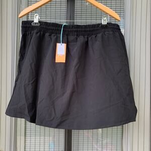 Kona Sol Swim Skirt with Built in Underwear Size XL NWT